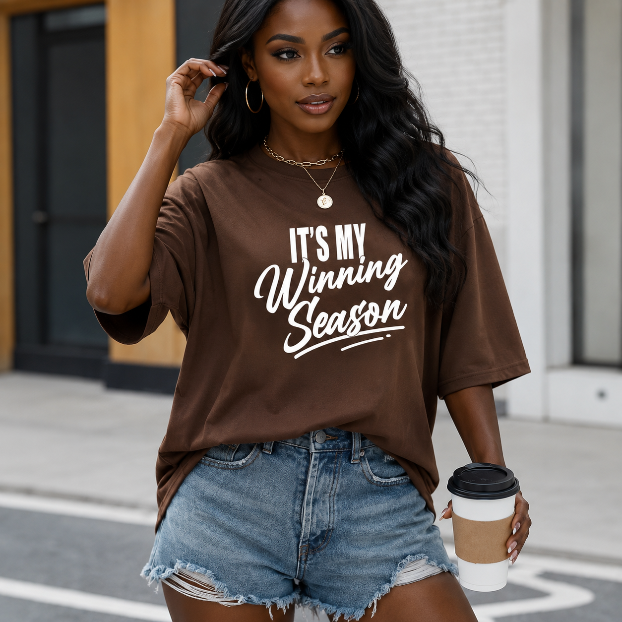 Its My Winning Season Women Graphic Tee -PRE ORDER
